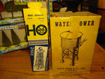 vtg Marx AHM Lot Floodlight, Water, and Signal Tower Landscape Trees Train