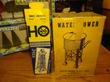 vtg Marx AHM Lot Floodlight, Water, and Signal Tower Landscape Trees Train