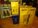 vtg Marx AHM Lot Floodlight, Water, and Signal Tower Landscape Trees Train