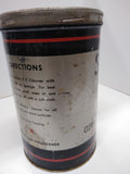 Vtg STANLEY E-Z CLEANER Tin Can Oil 3 Lbs Good Graphics Service Station Garage