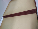 Antique Victorian Celluloid Photo Album Man and Woman Pilgrim Settler Theme