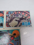 Vintage 3 piece Topps 1966 Batman, Robin, Joker Trade Cards #12B, #28, and #54