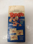 Vintage Popeye Bubble Gum Tattoo Topps Chewing Gum Co 1960's-70's A+ Condition!