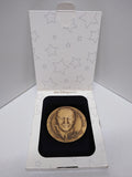 100 Years Of Magic Walt Disney World Brass Medallion Medal Coin in Original Box!