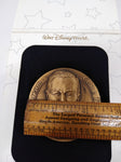 100 Years Of Magic Walt Disney World Brass Medallion Medal Coin in Original Box!