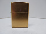 Vintage ZIPPO 2004 Gold Tone Gold Insert Cigarette Lighter Nice Snap Looks Great