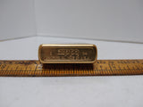 Vintage ZIPPO 2004 Gold Tone Gold Insert Cigarette Lighter Nice Snap Looks Great