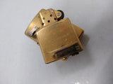Vintage ZIPPO 2004 Gold Tone Gold Insert Cigarette Lighter Nice Snap Looks Great