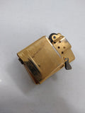 Vintage ZIPPO 2004 Gold Tone Gold Insert Cigarette Lighter Nice Snap Looks Great