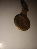 Vintage LIMA "Move The Earth With Lima" Advertising Watch Fob Leather