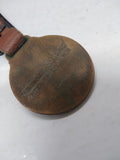 Vintage LIMA "Move The Earth With Lima" Advertising Watch Fob Leather