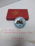 Vintage 1954 DuBois Pa. BENCH REST SHOOT Competition Award Pin Hunting