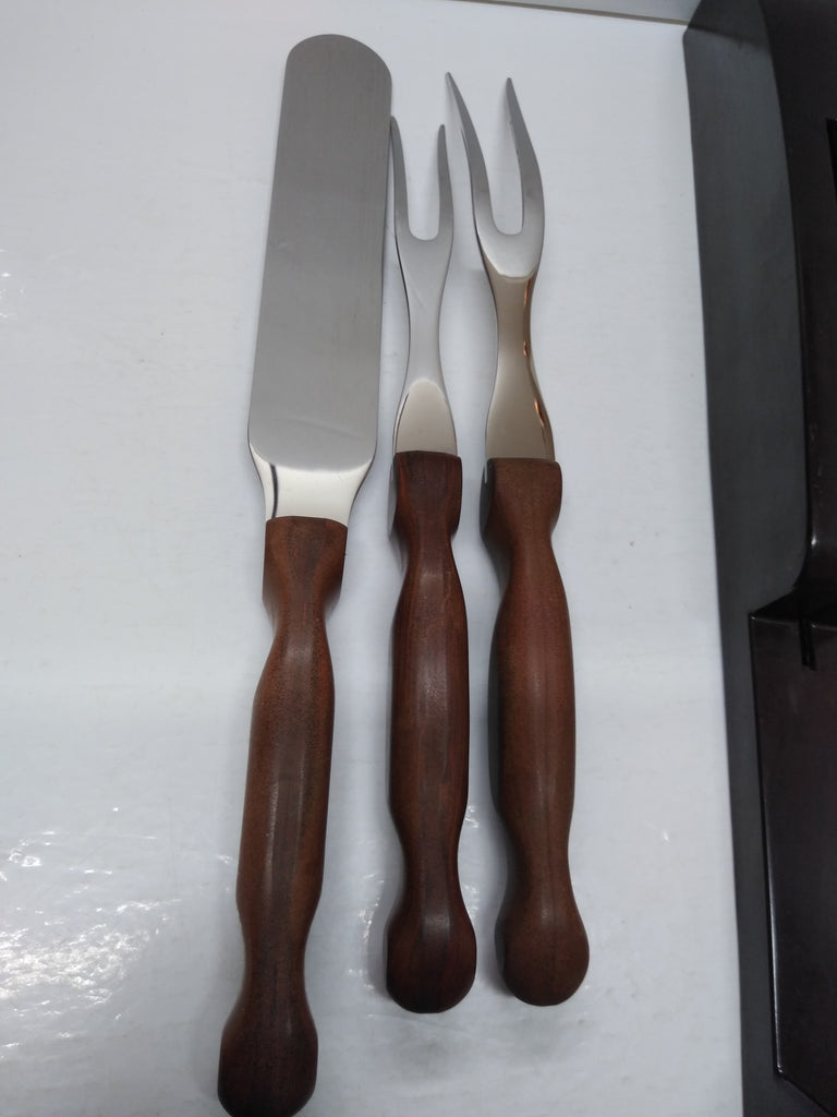 Vintage Cutco 7 Knife & Fork Set w/ Bakelite Holders 22 23 24 25 26 27 28 -  NICE
