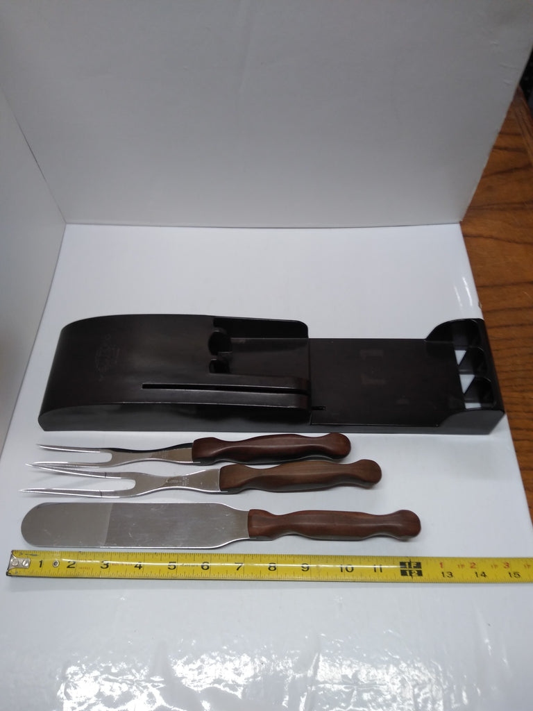 Vintage Cutco 7 Knife & Fork Set w/ Bakelite Holders 22 23 24 25