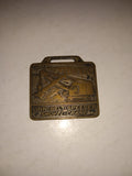 Vintage Estate Find Link Belt Speeder Shovel Crane Brass Watch Fob in Good Shape