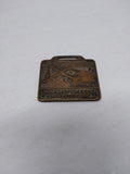 Vintage Estate Find Link Belt Speeder Shovel Crane Brass Watch Fob in Good Shape