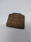 Vintage Estate Find Link Belt Speeder Shovel Crane Brass Watch Fob in Good Shape