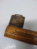 Vintage Estate Find Link Belt Speeder Shovel Crane Brass Watch Fob in Good Shape