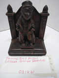 Vintage Bronze Artful Dodger Bookend Jennings Bros Charles Dickens Oliver Twist