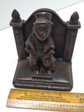 Vintage Bronze Artful Dodger Bookend Jennings Bros Charles Dickens Oliver Twist