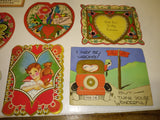 Vintage 15pc Art Deco Valentines Day Greeting Card Lot#3 1900s Repurpose Die Cut