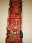Vintage Hubley Kiddie Toy Fire Engine Truck #463 Die Cast Metal Original Paint