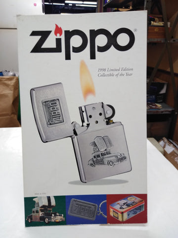 Vintage Zippo Store Counter Advertising 1998 Limited Edition Display 14.25"