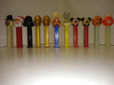 Vintage 11 Pc PEZ Lot  Halloween Yosemite Sam Bugs Bunny Darth Vader C3PO Santa