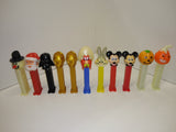 Vintage 11 Pc PEZ Lot  Halloween Yosemite Sam Bugs Bunny Darth Vader C3PO Santa