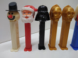 Vintage 11 Pc PEZ Lot  Halloween Yosemite Sam Bugs Bunny Darth Vader C3PO Santa