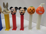 Vintage 11 Pc PEZ Lot  Halloween Yosemite Sam Bugs Bunny Darth Vader C3PO Santa