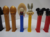 Vintage 11 Pc PEZ Lot  Halloween Yosemite Sam Bugs Bunny Darth Vader C3PO Santa