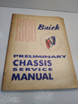 Vintage 1960 Buick Preliminary Chassis Service Manual 63 Pages Fisher Automobile