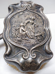 Antique Stunning Watteau Sterling 925 Vanity Brush Set Colonial Romance Repousse