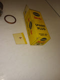 Vintage NOS Wizard Twin Fire 65 Spark Plug with Box Model T Hit & Miss