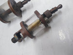 Vintage Antique 2 Pc Lot Essex Brass Corp Drip Oilers Hit & Miss Steam Engine