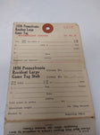 Vintage 1936 Pa Penna Pennsylvania Hunting License Co 63/9294 w/Holder Paperwork