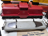 Vintage Lionel 627 Switcher 6473 Horse Transport 6656 Cattle Car 6017 Caboose++