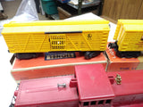 Vintage Lionel 627 Switcher 6473 Horse Transport 6656 Cattle Car 6017 Caboose++