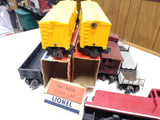 Vintage Lionel 627 Switcher 6473 Horse Transport 6656 Cattle Car 6017 Caboose++