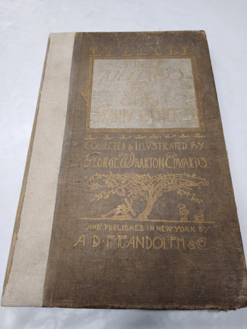 Antique 1888 Sundry Rhymes The Days Of Our Grandmothers Book George W Edwards
