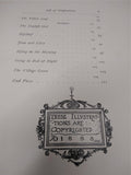 Antique 1888 Sundry Rhymes The Days Of Our Grandmothers Book George W Edwards