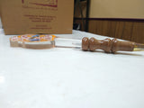 Vintage New Castle Brown Ale Tap Handle Lucite Wood Beer Man Cave Tavern Bar