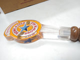 Vintage New Castle Brown Ale Tap Handle Lucite Wood Beer Man Cave Tavern Bar