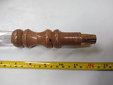 Vintage New Castle Brown Ale Tap Handle Lucite Wood Beer Man Cave Tavern Bar