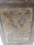 Antique Wilson Paint Varnish Advertising Tin Oil Can solder Litho 1900's Vtg