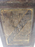 Antique Wilson Paint Varnish Advertising Tin Oil Can solder Litho 1900's Vtg