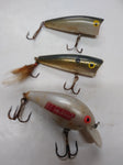 6 Piece Fishing Lure Lot Citgo Rebel Surface Top Water Bass Lures Plastic Case