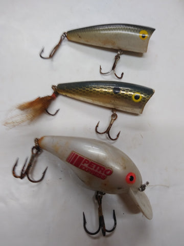 6 Piece Fishing Lure Lot Citgo Rebel Surface Top Water Bass Lures