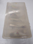 6 Piece Fishing Lure Lot Citgo Rebel Surface Top Water Bass Lures Plastic Case